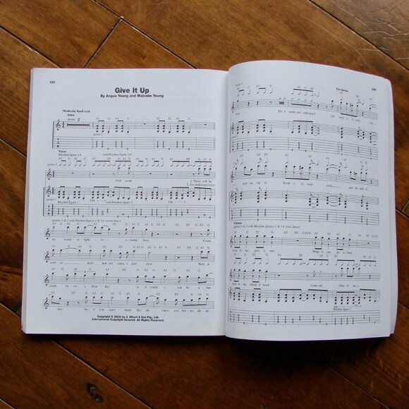 AC/DC Stiff Upper Lip Guitar Tab Tablature Edition Sheet Music Book - Picture 6 of 8